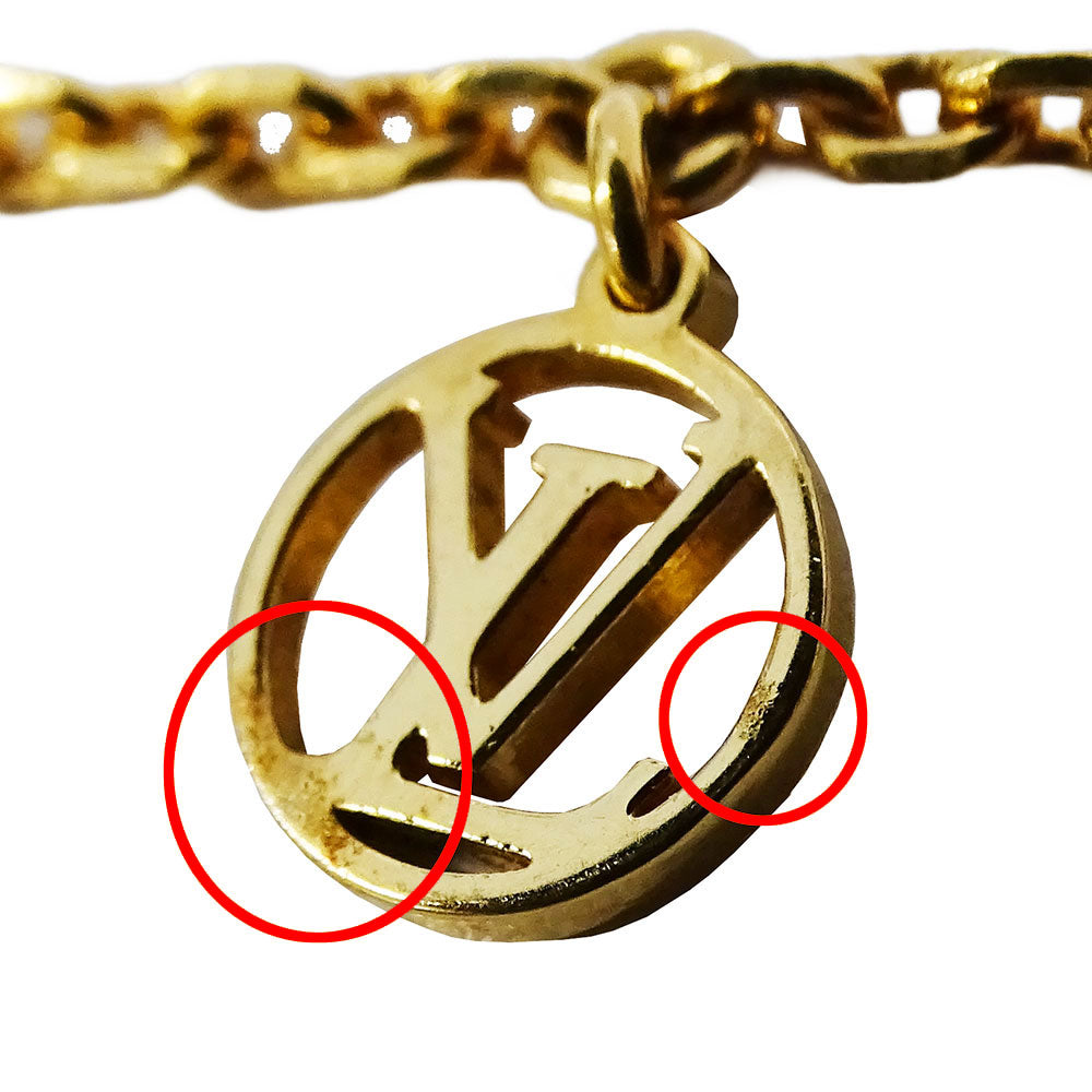 LOUIS VUITTON ルイ・ヴィトン ブラスレ・ブルーミング ブレスレット メタル ゴールド レディース M64858 【中古】