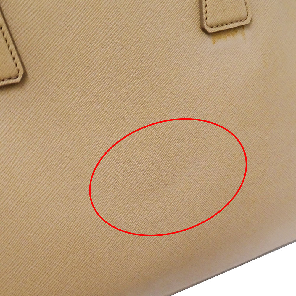 PRADA プラダ プロムナード 2wayバッグ ベージュ BL0836 レディース サフィアーノ 【中古】