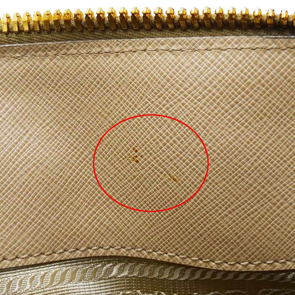 PRADA プラダ プロムナード 2wayバッグ ベージュ BL0836 レディース サフィアーノ 【中古】
