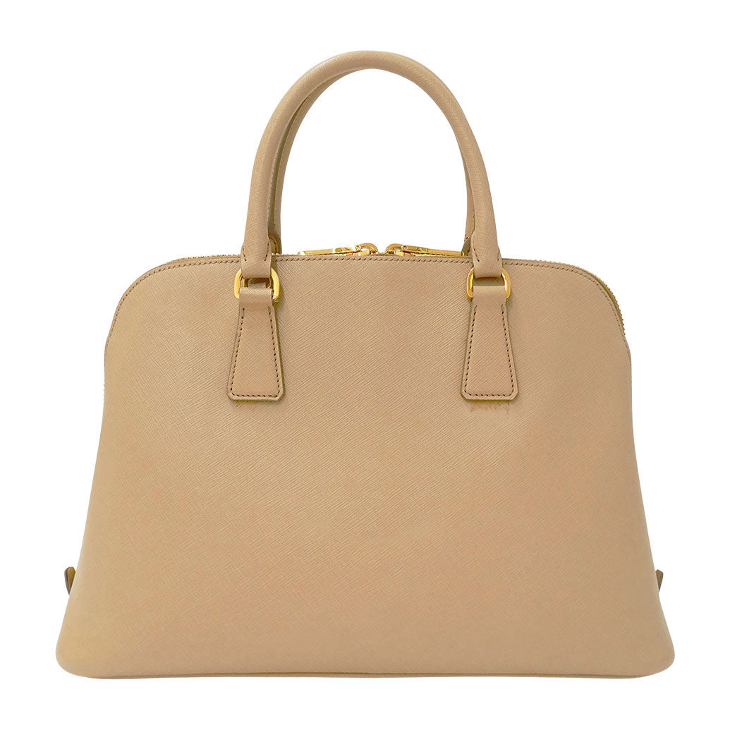 PRADA プラダ プロムナード 2wayバッグ ベージュ BL0836 レディース サフィアーノ 【中古】