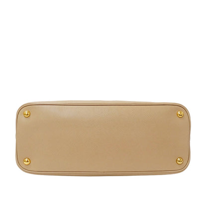PRADA プラダ プロムナード 2wayバッグ ベージュ BL0836 レディース サフィアーノ 【中古】
