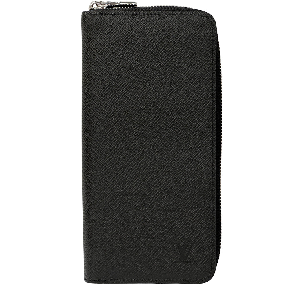 LOUIS VUITTON ルイ・ヴィトン ジッピーウォレット・ヴェルティカル 長財布 タイガ ノワール ブラック M30503 メンズ 【中古】