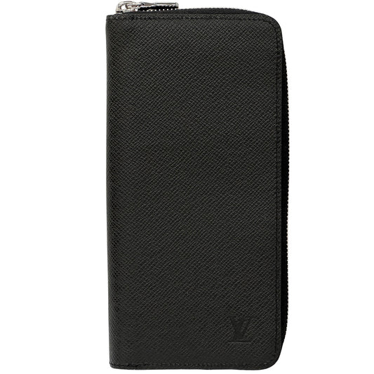 LOUIS VUITTON ルイ・ヴィトン ジッピーウォレット・ヴェルティカル 長財布 タイガ ノワール ブラック M30503 メンズ 【中古】