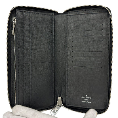 LOUIS VUITTON ルイ・ヴィトン ジッピーウォレット・ヴェルティカル 長財布 タイガ ノワール ブラック M30503 メンズ 【中古】