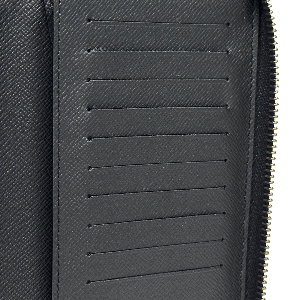 LOUIS VUITTON ルイ・ヴィトン ジッピーウォレット・ヴェルティカル 長財布 タイガ ノワール ブラック M30503 メンズ 【中古】