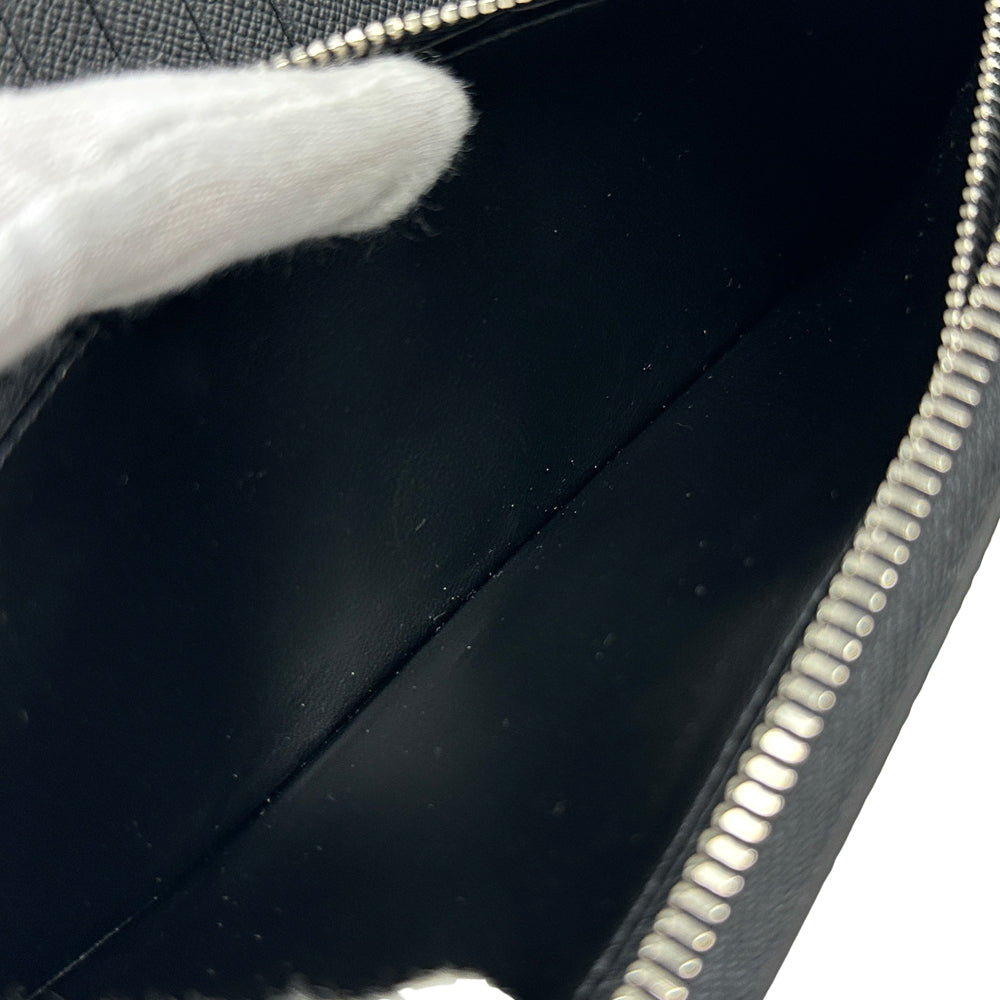 LOUIS VUITTON ルイ・ヴィトン ジッピーウォレット・ヴェルティカル 長財布 タイガ ノワール ブラック M30503 メンズ 【中古】