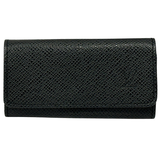 LOUIS VUITTON ルイ・ヴィトン ミュルティクレ 4 キーケース タイガ ノワール ブラック M30524 メンズ 【中古】