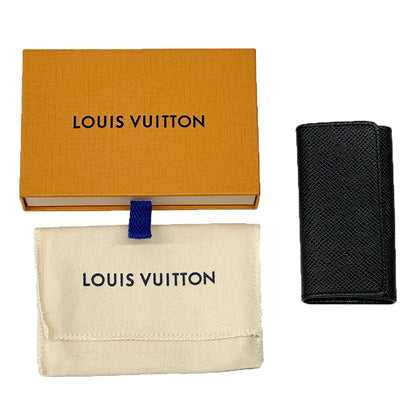 LOUIS VUITTON ルイ・ヴィトン ミュルティクレ 4 キーケース タイガ ノワール ブラック M30524 メンズ 【中古】