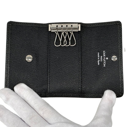 LOUIS VUITTON ルイ・ヴィトン ミュルティクレ 4 キーケース タイガ ノワール ブラック M30524 メンズ 【中古】