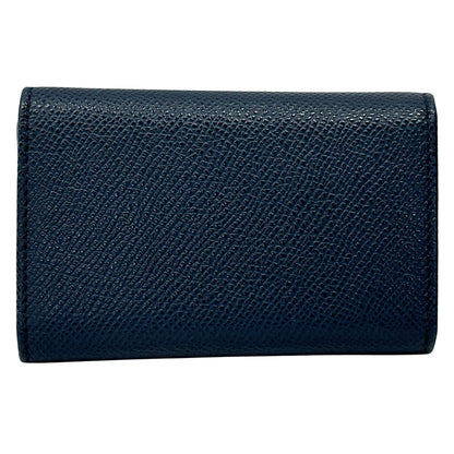 BVLGARI ブルガリ キーケース ブルガリブルガリ 6連 ネイビー レザー レディース メンズ 【中古】