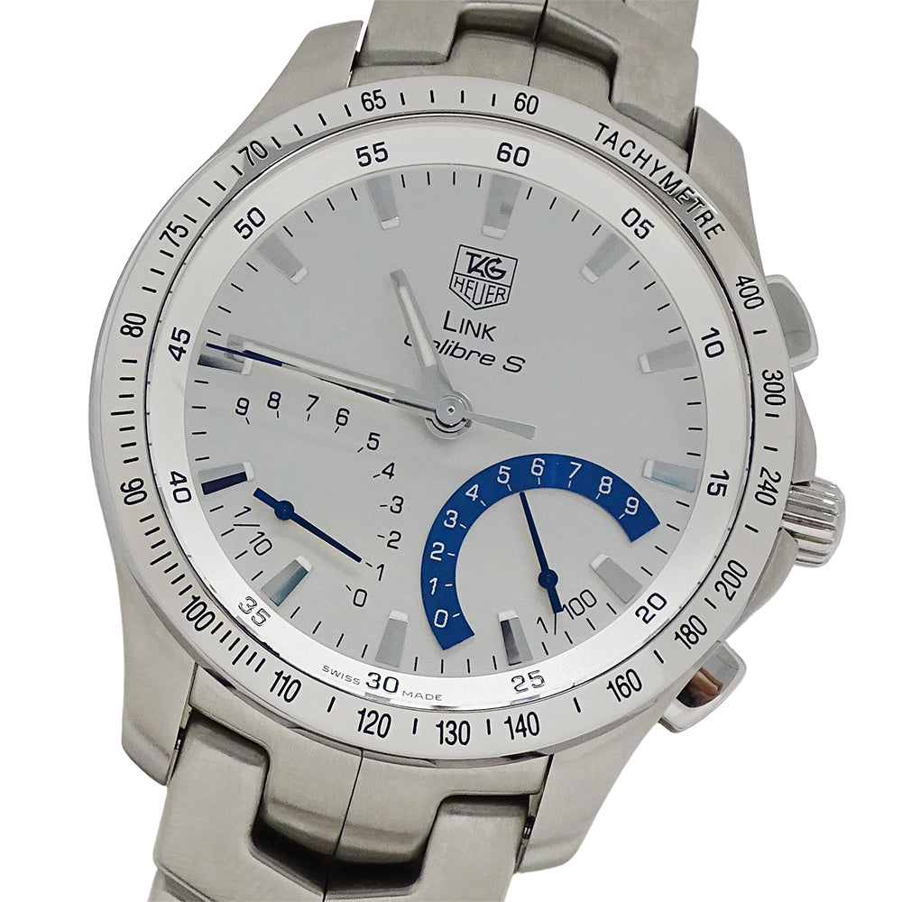 TAG Heuer タグホイヤー リンク CJF7111 BA0587 メンズ 腕時計 クロノグラフ キャリバーS クオーツ ステンレス 磨き済み【中古】