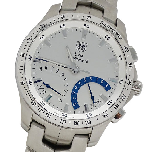TAG Heuer タグホイヤー リンク CJF7111 BA0587 メンズ 腕時計 クロノグラフ キャリバーS クオーツ ステンレス 磨き済み【中古】