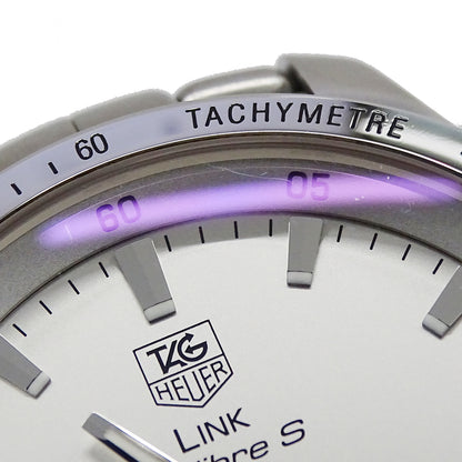 TAG Heuer タグホイヤー リンク CJF7111 BA0587 メンズ 腕時計 クロノグラフ キャリバーS クオーツ ステンレス 磨き済み【中古】