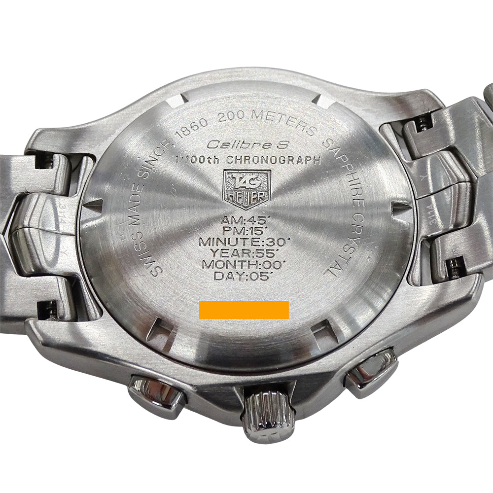 TAG Heuer タグホイヤー リンク CJF7111 BA0587 メンズ 腕時計 クロノグラフ キャリバーS クオーツ ステンレス 磨き済み【中古】