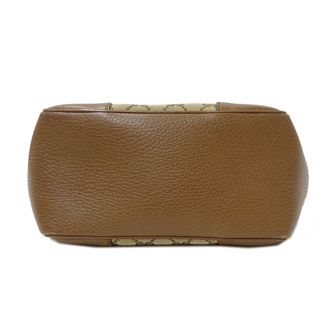 GUCCI グッチ ハンドバッグ ブラウン ベージュ 449241 GGキャンバス レディース 【中古】