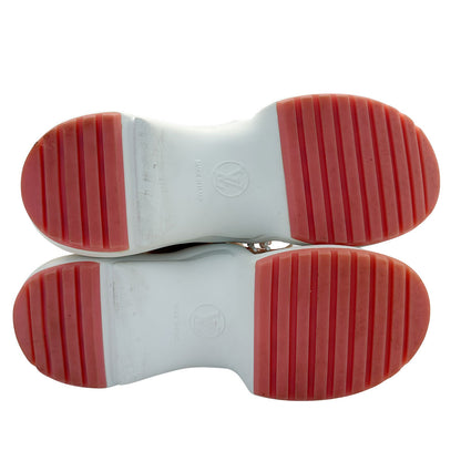 LOUIS VUITTON ルイ・ヴィトン アークライト スニーカー オレンジ レザー レディース 【中古】
