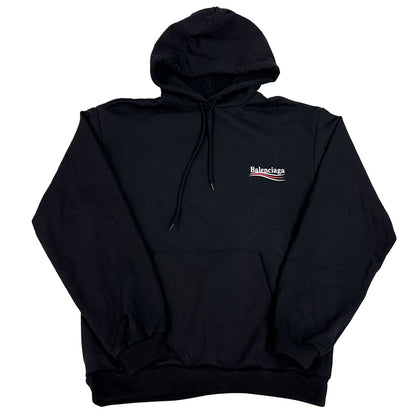 BALENCIAGA バレンシアガ パーカー ブラック コットン レディース 【中古】