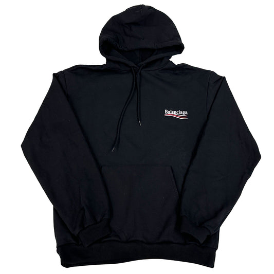 BALENCIAGA バレンシアガ パーカー ブラック コットン レディース 【中古】