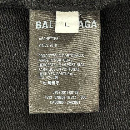 BALENCIAGA バレンシアガ パーカー ブラック コットン レディース 【中古】