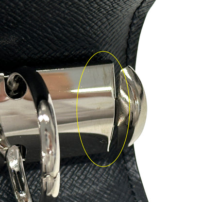 LOUIS VUITTON ルイ・ヴィトン アジェンダMM 手帳カバー エピ ノワール ブラック R20042 レディース メンズ 【中古】