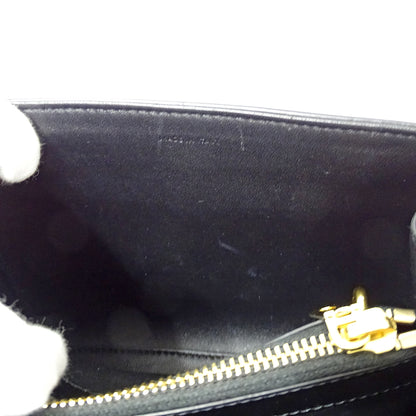 CELINE セリーヌ ミニ 16 セーズ 2wayバッグ ハンドバッグ ブラック レザー レディース 【中古】