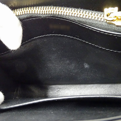 CELINE セリーヌ ミニ 16 セーズ 2wayバッグ ハンドバッグ ブラック レザー レディース 【中古】