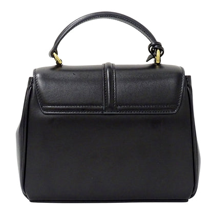 CELINE セリーヌ ミニ 16 セーズ 2wayバッグ ハンドバッグ ブラック レザー レディース 【中古】
