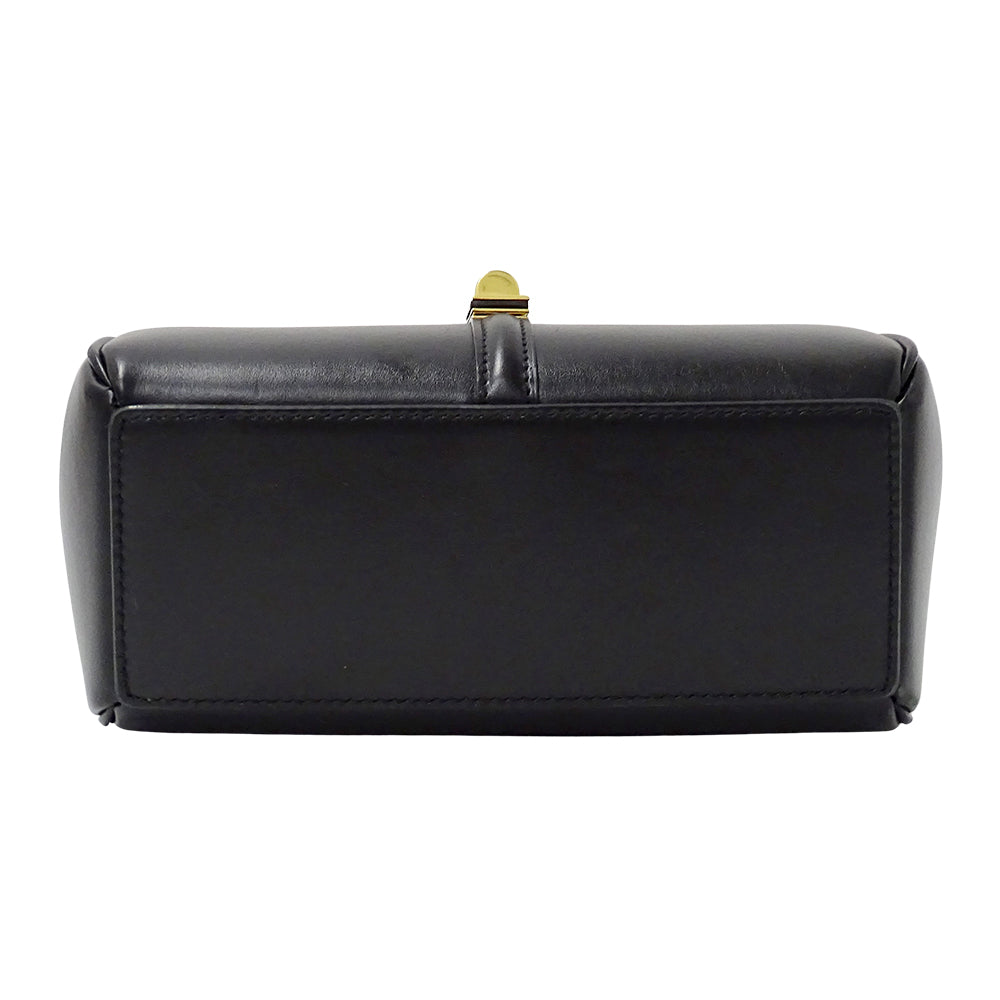CELINE セリーヌ ミニ 16 セーズ 2wayバッグ ハンドバッグ ブラック レザー レディース 【中古】