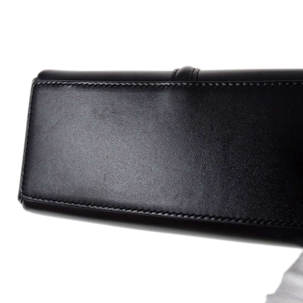CELINE セリーヌ ミニ 16 セーズ 2wayバッグ ハンドバッグ ブラック レザー レディース 【中古】