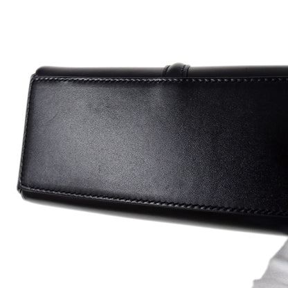CELINE セリーヌ ミニ 16 セーズ 2wayバッグ ハンドバッグ ブラック レザー レディース 【中古】