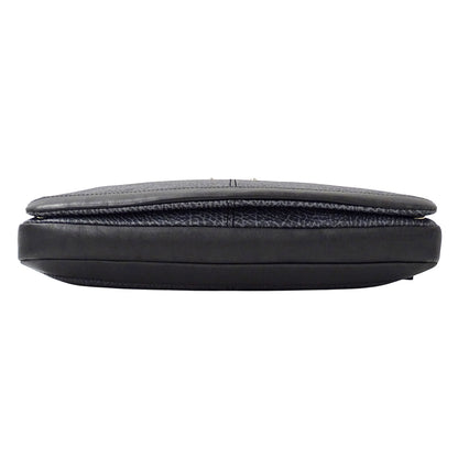 BALENCIAGA バレンシアガ ビジネスバッグ ブルーグレー 340683 レザー メンズ 【中古】