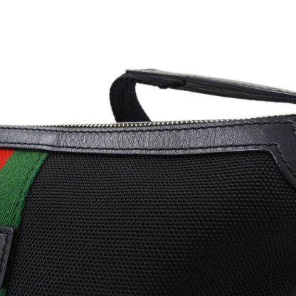 GUCCI グッチ ショルダーバッグ シェリー ブラック 387111 ナイロン メンズ 【中古】