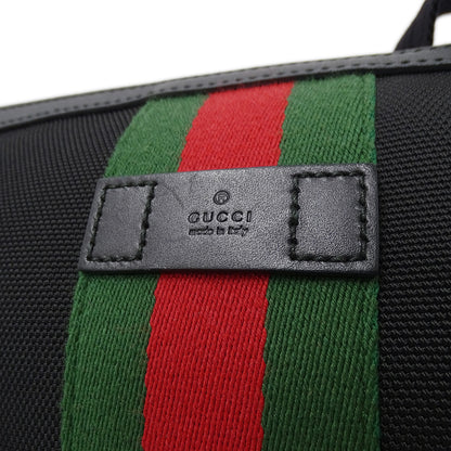 GUCCI グッチ ショルダーバッグ シェリー ブラック 387111 ナイロン メンズ 【中古】