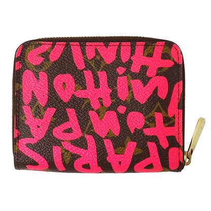 LOUIS VUITTON ルイ・ヴィトン ジッピー コインパース コインケース モノグラム グラフィティ フューシャ M93707 レディース 【中古】