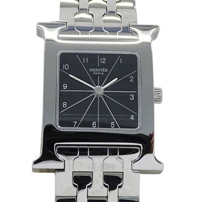 HERMES エルメス Hウォッチ HH1.210 レディース 腕時計 クオーツ QZ ステンレス OH・磨き済み【中古】
