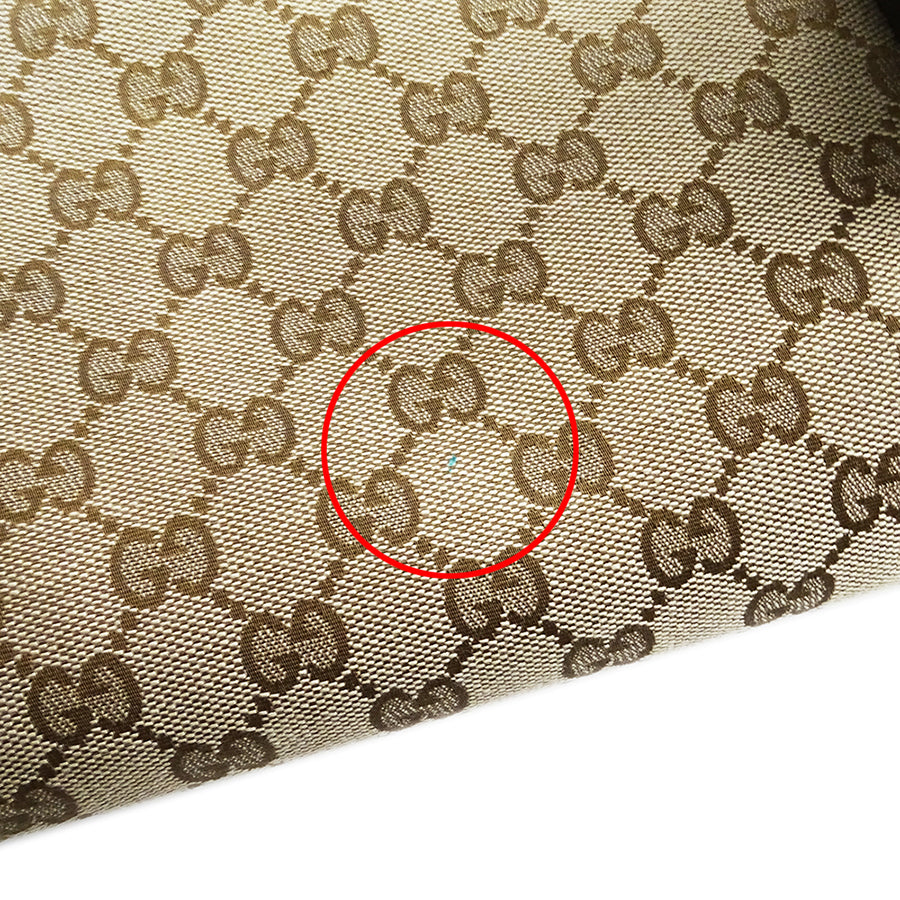 GUCCI グッチ ボディバッグ ウエストバッグ ベージュ ブラウン 449174 GGスプリームキャンバス メンズ 【中古】