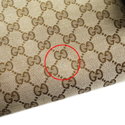 GUCCI グッチ ボディバッグ ウエストバッグ ベージュ ブラウン 449174 GGスプリームキャンバス メンズ 【中古】