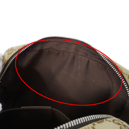 GUCCI グッチ ボディバッグ ウエストバッグ ベージュ ブラウン 449174 GGスプリームキャンバス メンズ 【中古】