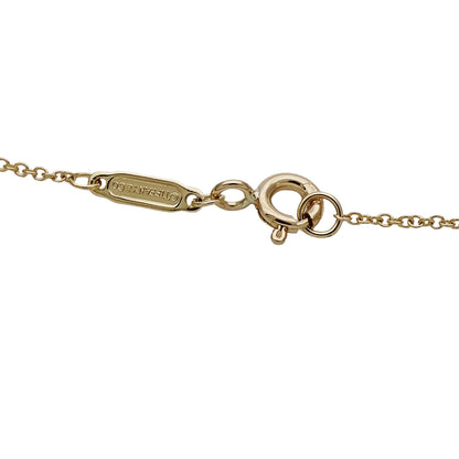 TIFFANY&Co. ティファニー ミニ ハートタグ ネックレス 750YG イエローゴールド レディース 磨き済み【中古】