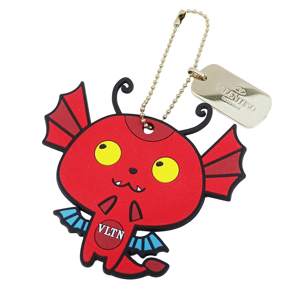 Valentino Garavani ヴァレンティノ・ガラヴァーニ キーホルダー ラバー レッド レディース メンズ 【中古】