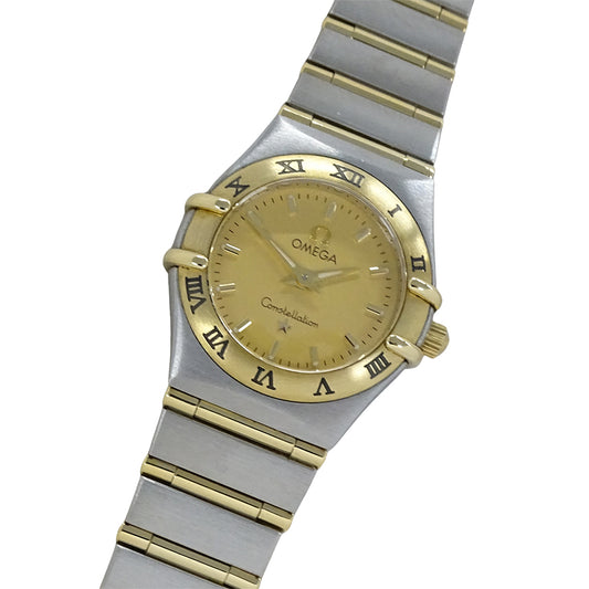 OMEGA オメガ コンステレーション ミニ 1262.10 レディース 腕時計 クオーツ QZ SS YG 磨き済み【中古】