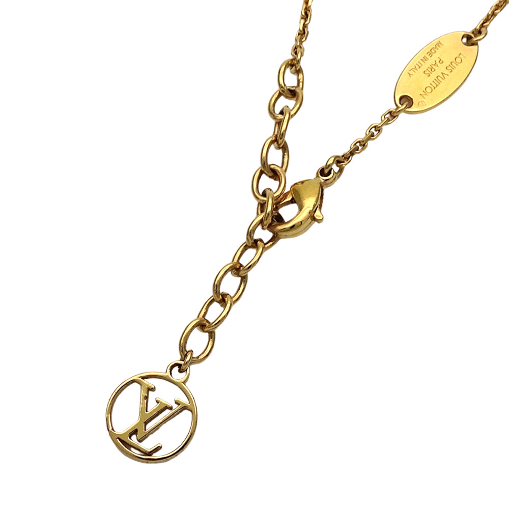 LOUIS VUITTON ルイ・ヴィトン LVインザスカイ ブレスレット メタル ゴールド レディース M1040A 【中古】