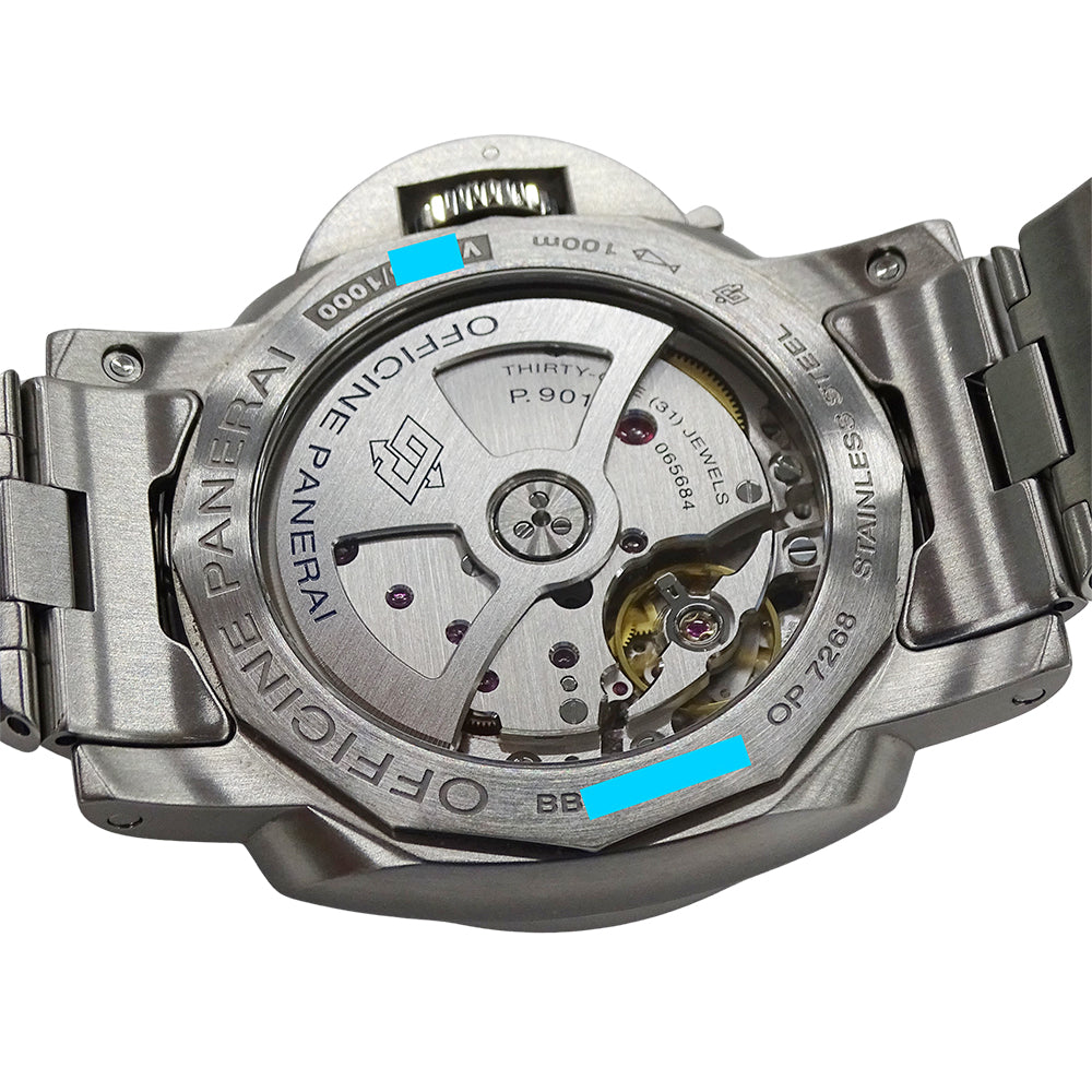 PANERAI パネライ ルミノールマリーナ PAM00977 メンズ 腕時計 スモールセコンド デイト 自動巻き ステンレス 磨き済み【中古】
