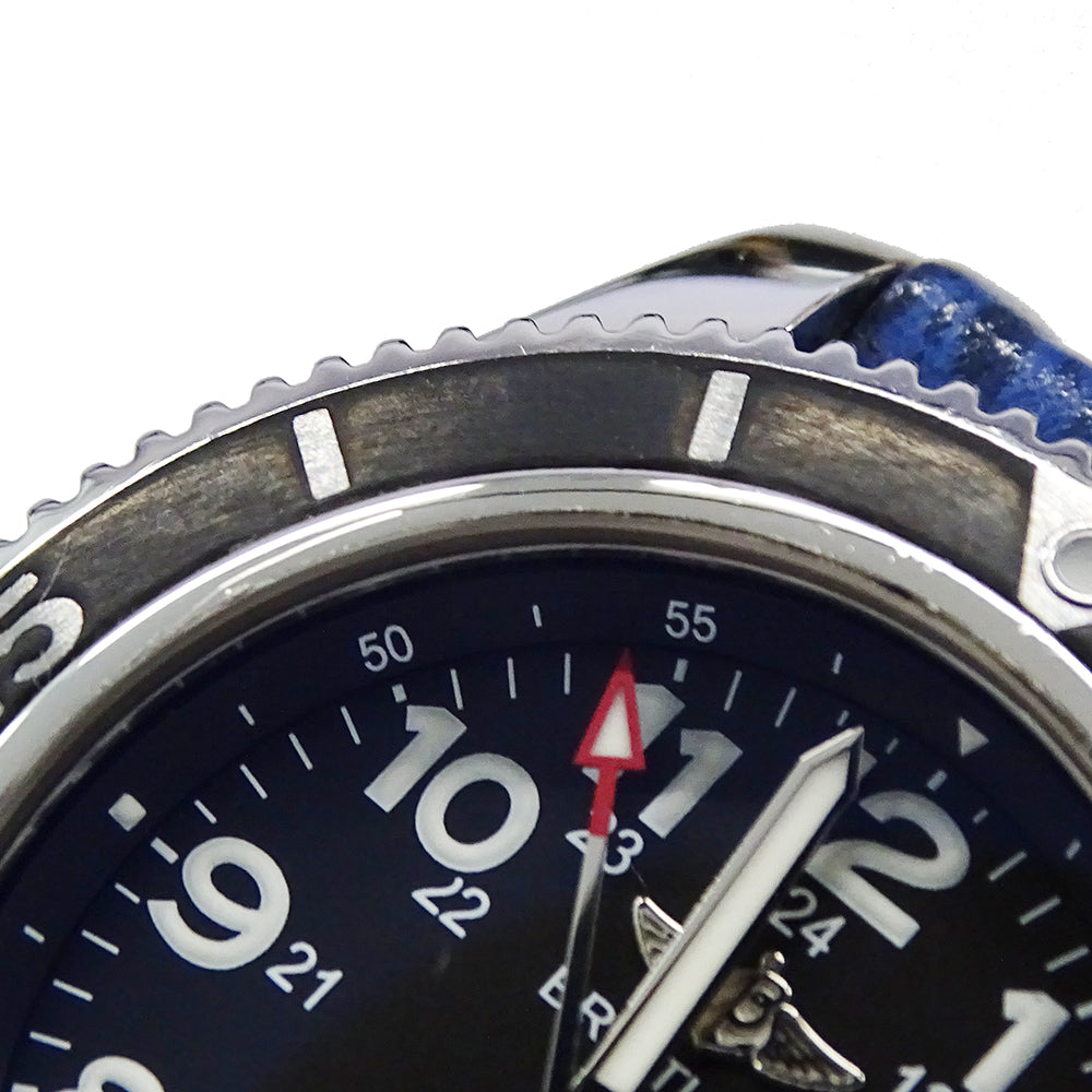 BREITLING ブライトリング スーパーオーシャン A17312 ボーイズ 腕時計 自動巻き AT ステンレス レザー 磨き済み【中古】