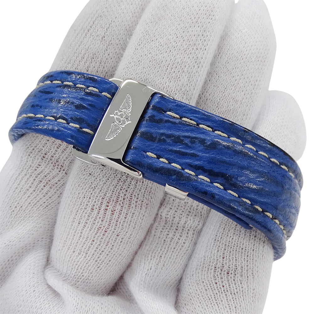 BREITLING ブライトリング スーパーオーシャン A17312 ボーイズ 腕時計 自動巻き AT ステンレス レザー 磨き済み【中古】