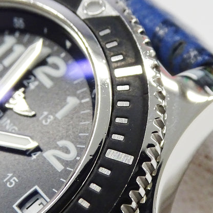 BREITLING ブライトリング スーパーオーシャン A17312 ボーイズ 腕時計 自動巻き AT ステンレス レザー 磨き済み【中古】