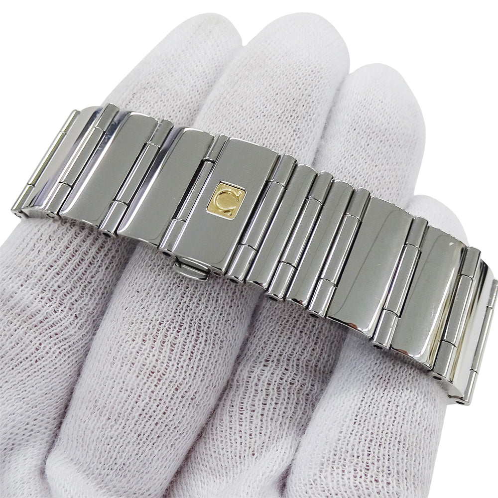 OMEGA オメガ コンステレーション カレ クアドラ 1528.46 レディース 腕時計 ダイヤモンド クオーツ QZ ステンレス 磨き済み【中古】