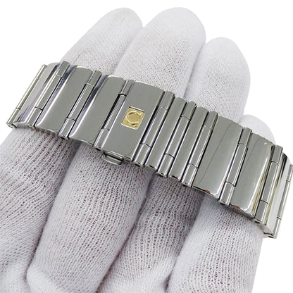 OMEGA オメガ コンステレーション カレ クアドラ 1528.46 レディース 腕時計 ダイヤモンド クオーツ QZ ステンレス 磨き済み【中古】