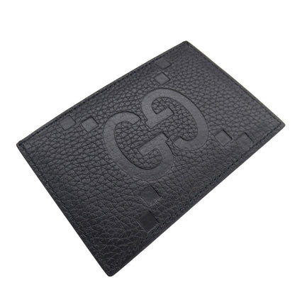 GUCCI グッチ カードケース ジャンボGG マキシ ブラック 812681 レザー レディース メンズ 【中古】
