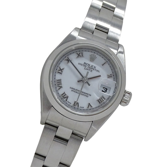 ROLEX ロレックス オイスターパーペチュアル デイト 79160 Y番 レディース 腕時計 自動巻き AT ステンレス 磨き済み【中古】